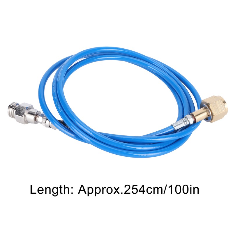 W21.8-14 CO2 Cylinder Refill Adapter with 100in Hose for Filling