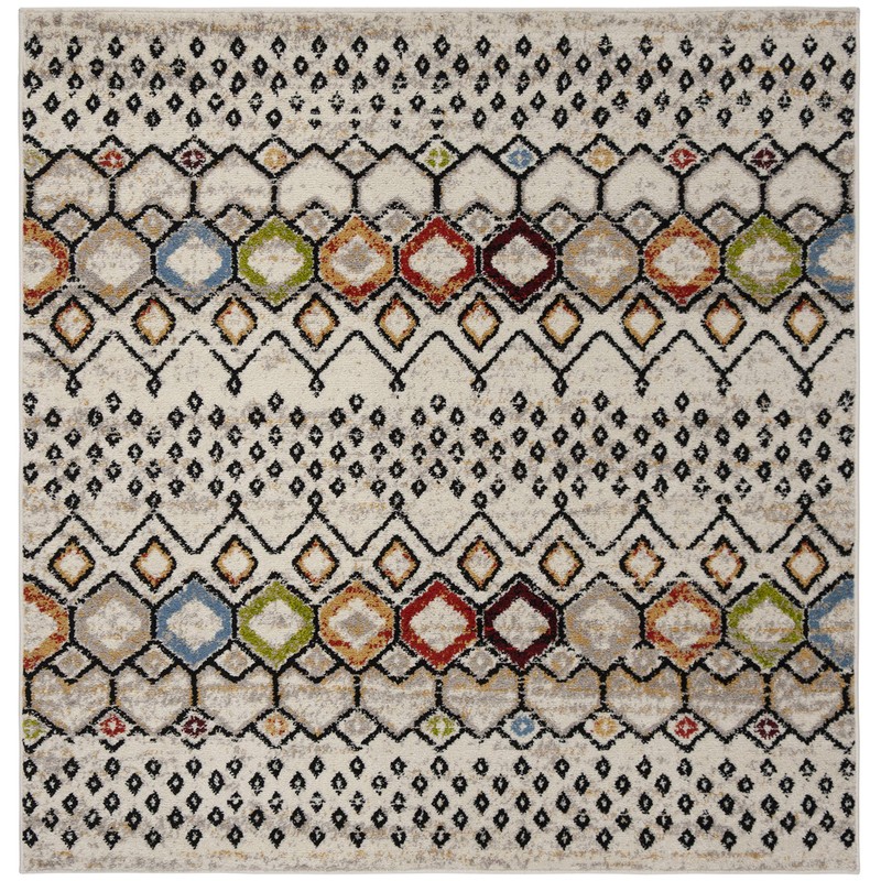 SAFAVIEH Amsterdam Collection AMS108K Moroccan Boho Non-Shedding Living Room Bedroom