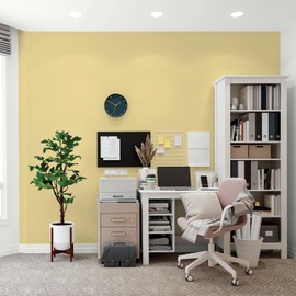 Glidden Total Interior Wall Paint & Primer All-in-One, Wayward Wind/Yellow, Flat, 1 Gallon