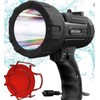 BUYSIGHT Rechargeable Spotlight Flashlight, Hand held Spotlight 800 lumens Waterproof