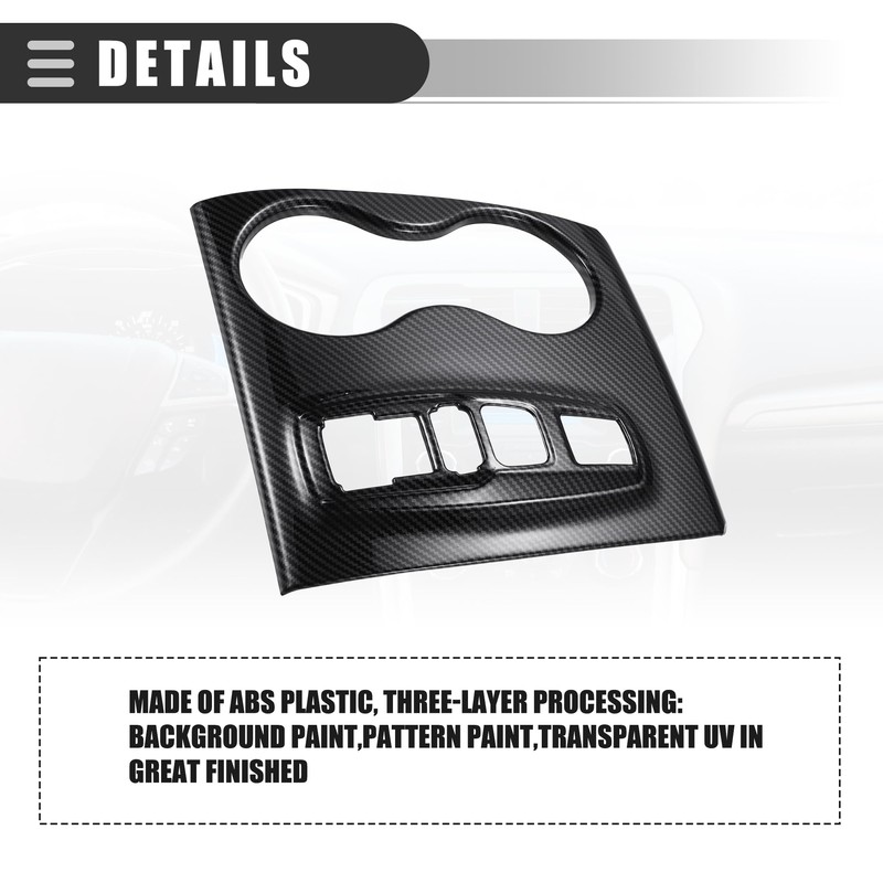 X AUTOHAUX Central Control Gear Shift Panel Cup Holder Cover,