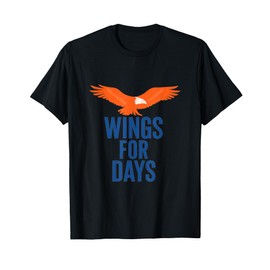 Sky High Humor Wings for Days Graphic T-Shirt