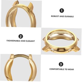 Gatuida 1pc TPU Watch Protective Case Compatible Shell Cover Easy Installation Full Edge Against Scratches and Dirt