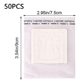 Txibikn 50Pcs Portable Hanging Ear Coffee Filter Bag - Disposable Drip Coffee Filters for Travel, Camping, Home, Office - Compatible with Various Coffee Cups/Utensils