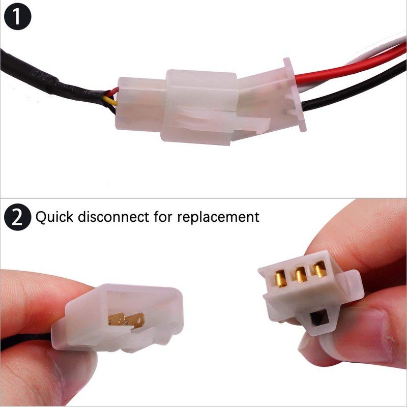 YUNPICAR Universal Fog Lamp Wiring Relay Harness Rocker Switch 12V/40A