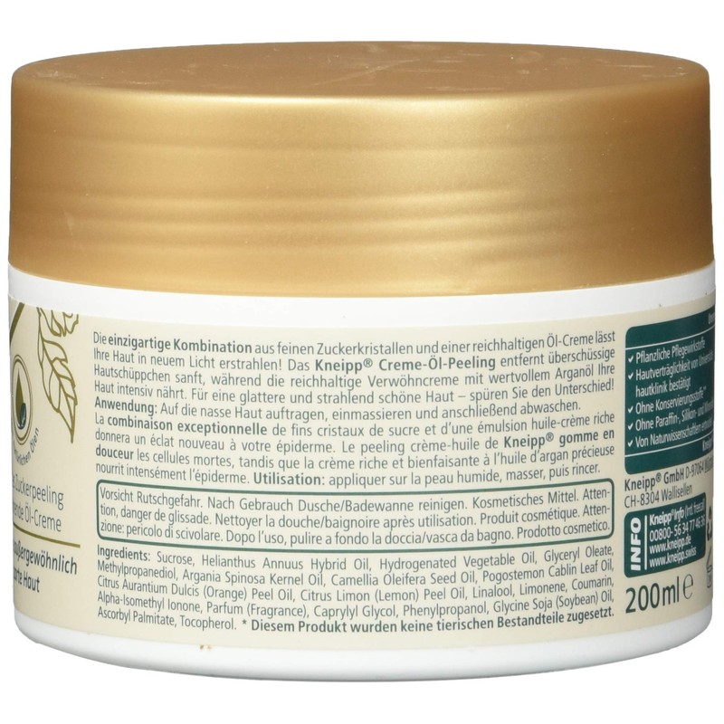 Kneipp pampering cream oil scrub (1 x 200 ml)