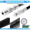 PONEYA 9 PCS Grease Gun Couplers, Quick Connect Greasing Accessory
