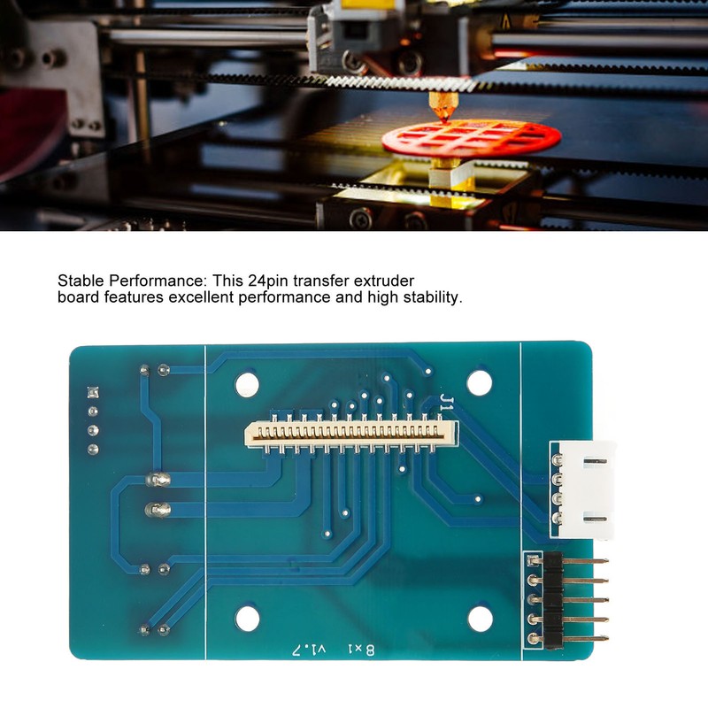 Transfer Extruder Board 24pin Stable Durable Material Easy Installation E