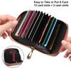 ProChosen Credit Card Holder Wallet,RFID Blocking Small Wallets Genuine Leather