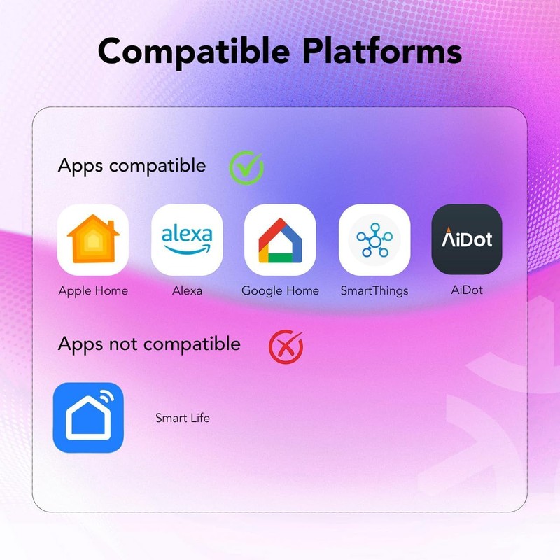 OREiN Matter Smart Light Bulb, Smart Light Bulbs Work with