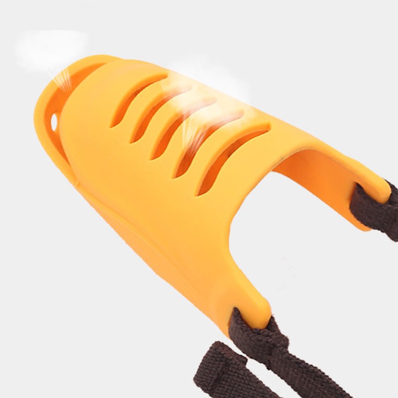 Dog Silicone Mouth Cover Bite and Bark Prevention Breathable Adjustable