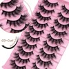 SISIYDY Fluffy Lashes Cat Eye Mink Eyelashes Wispy Dramatic Thick
