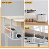 CIVPOWER Under Desk Cable Management Tray White, Cable Management Under