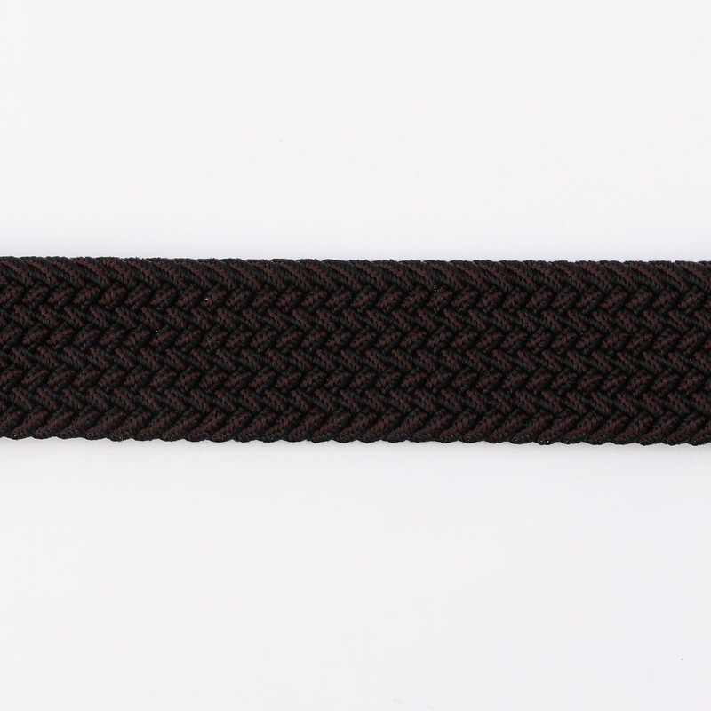 Com Size 47-87YG11-204 Color Combination Rubber Mesh Belt, Black