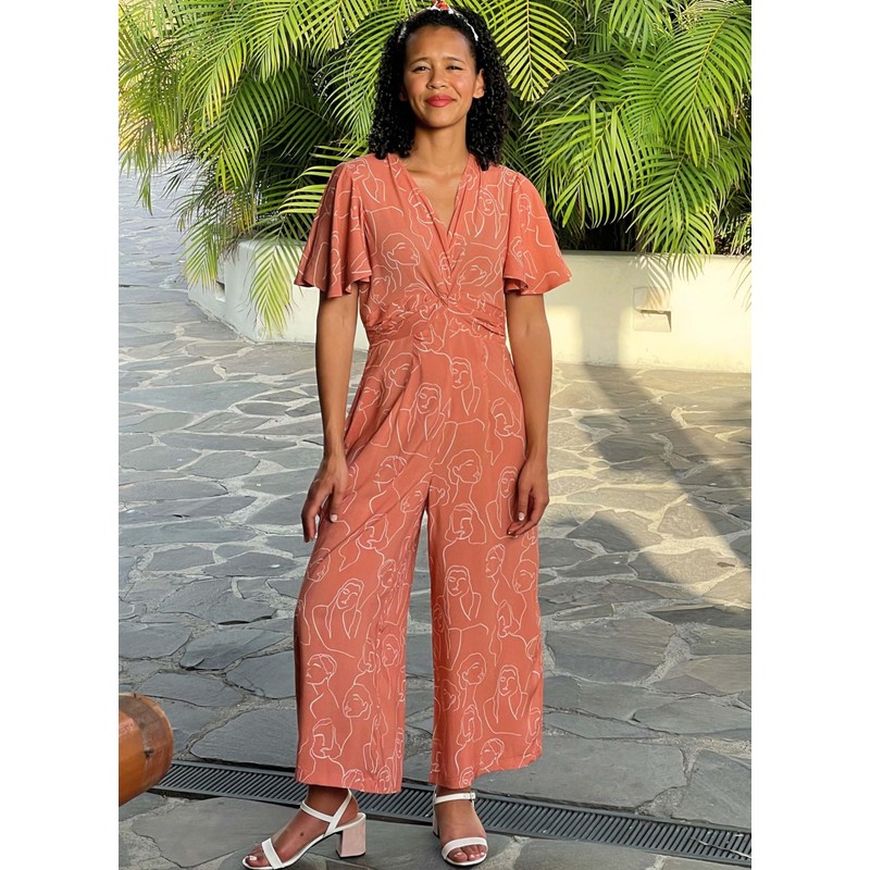 Know Me Misses' and Women's Jumpsuit Sewing Pattern Kit by
