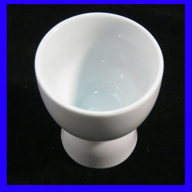HIC Porcelain FBA Hic 400220 Double Egg Cup Porcelain, 3-1/4"