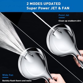 HZXXZH Shower Head 8+2 Functions Handheld Showerhead with High-Pressure Water Spray and Detachable Hose