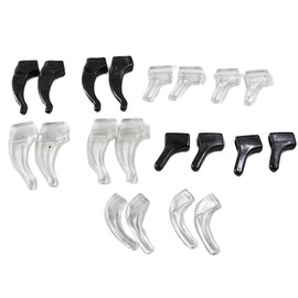 Paraphee 10Pairs Eyeglass Anti-slip Ear Grips for Adult and Kids Spectacles Temple Tip Hooks in 3 Different Sizes