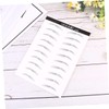 Baluue 4sheets Eyebrow Stickers of Hair-like Simulation Eyebrow Makeup Tools