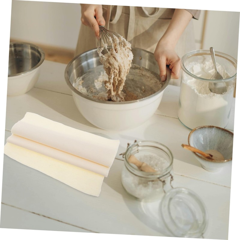 OHPHCALL 2Pcs Natural Linen Bread Proofing Cloth Baking Towels for