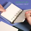 Leobro Notepad, Personal Notebook, Mini 6 Holes, Pocket Size, 3