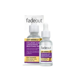Fade Out Anti-Wrinkle Hyaluronic Acid Concentrated Brightening Serum with Rosehip Oil - 30ml