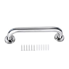 JZK Bathroom Safety Railing Grab Bar for Elderly, Shower Handrail Stainless Steel Handrail Handrail for Disabled External Handle with Assembled Screws