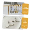 BESPORTBLE 1 Pair Curved Drop Earrings for Women Cross Linear