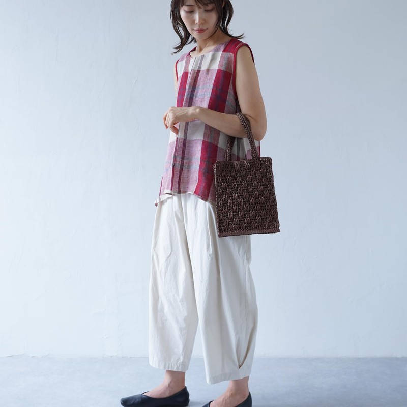 Pure Wool itohenlab Knitting Kit #9-4 Square Tote Bag with