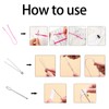 8 Pcs Drawstring Threader Tool Set, Plastic & Metal Drawstring
