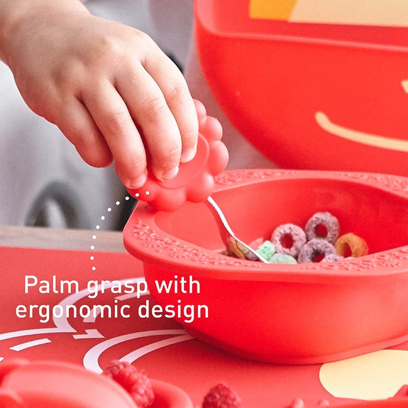 MARCUS & MARCUS MMPG-PG Palm Glass, Spoon & Fork, Lid