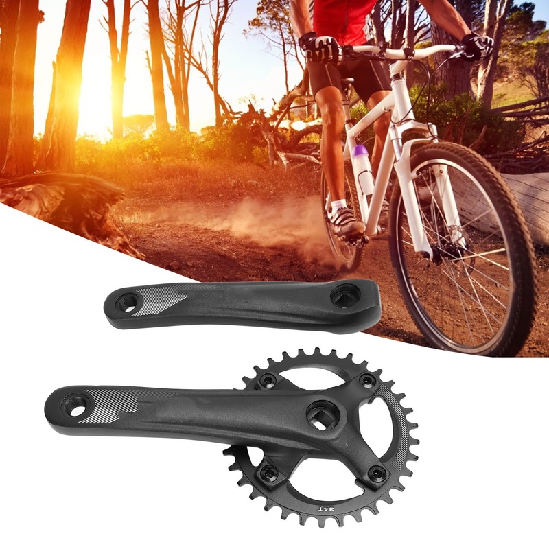 Bolany 34T Bike Single Crankset 104 BCD 7‑12 Speed Square