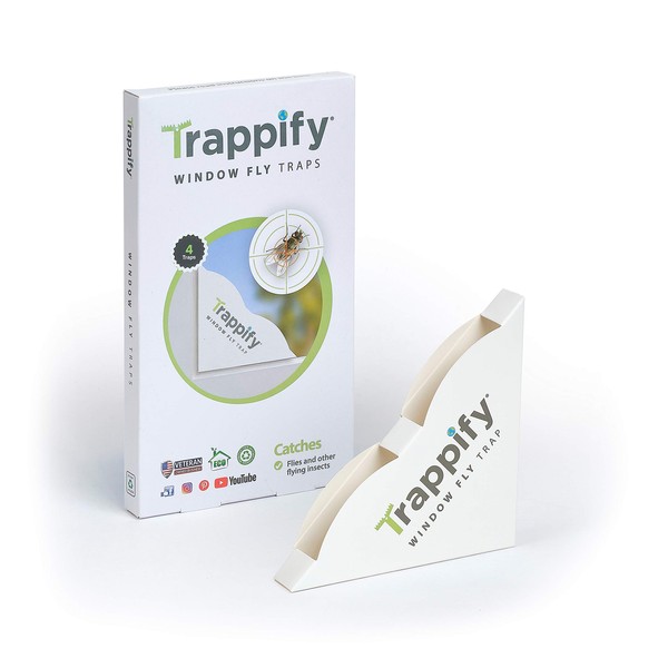 Trappify Indoor Window Fly Traps: Window Fly Trap for Indoor