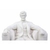 Seated Abraham Lincoln Figurine 8" H Lincoln Memorial Sculpture 16th