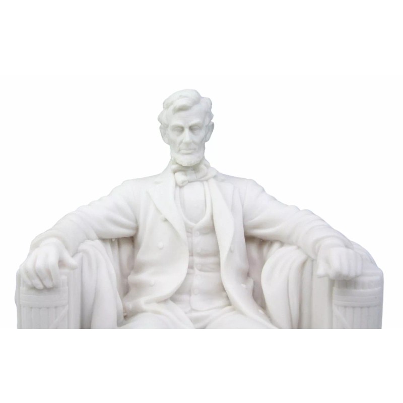 Seated Abraham Lincoln Figurine 8" H Lincoln Memorial Sculpture 16th