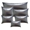 BECKCOVER 2pcs PU Waterproof Pillowcases With Zipper Pillow Protectors, Dust