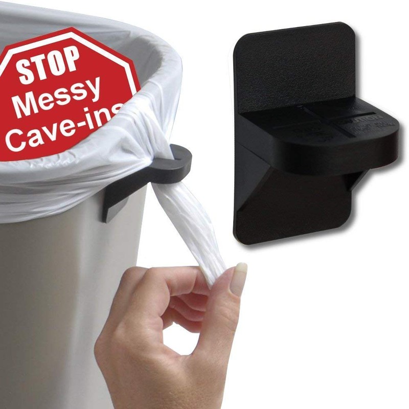 PlasticMill Trash Bags Cinch Black, 2 Pack, To Hold Garbage