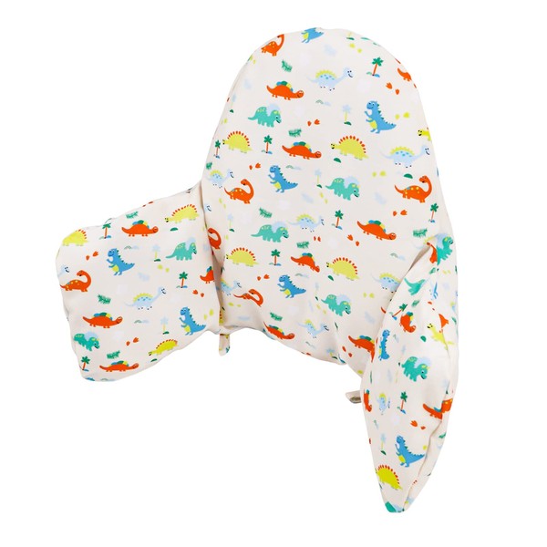 High Chair Cushion, New Type High Chair Cover Pad/pad for High Chair,highchair Cushion for IKEA Antilop Highchair,Built-in Inflatable Cushion,Baby Sitting More Comfortable (Dinosaur Pattern)