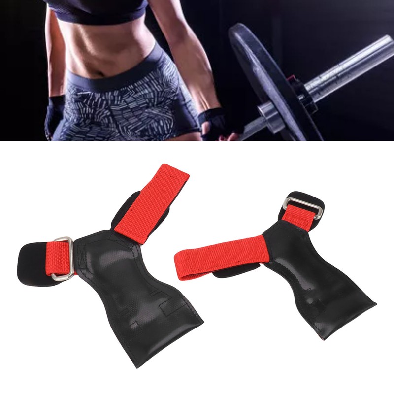 Lifting Straps Rubber Hard Pull Wrist Lifting Straps Durable Deadlift