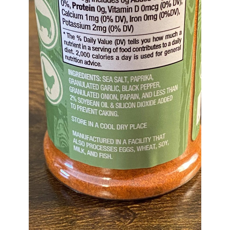 Buc-ee's Bucees Texas Round Up Fajita Seasoning 5 Oz Shaker