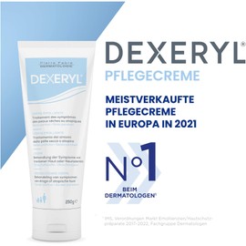 Dexeryl Cream 4 x 50 g Set - For Dry Skin Care and Protection Especially for Various Skin Diseases Such as