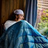 Hotkoko Camping Blanket,Puffy Blanket Lightweight Packable Camping Blanket Outdoor Blanket