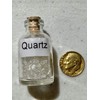  Crystal Clear Quartz Crystal Mini Gemstone Bottles, Many Different