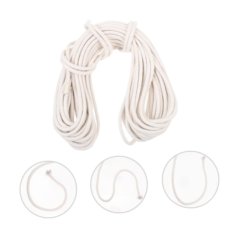 Mipcase Flagpole Replacement Cotton Rope Thick Long Durable Halyard Line
