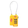 Olympia U.S.A. TSA Cable Combination Lock YE, Yellow, One Size
