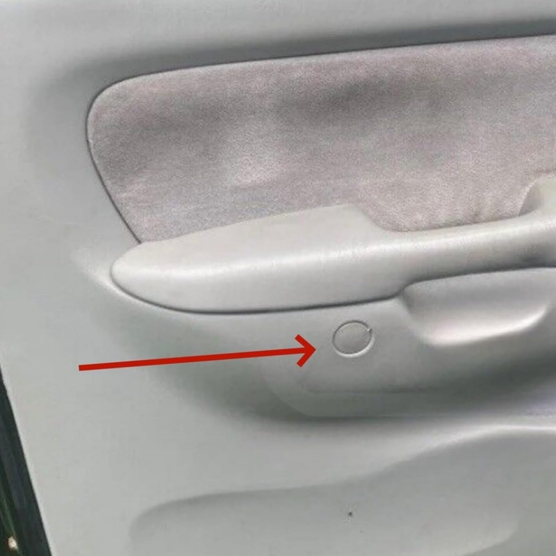 Vntebozd Interior Door Panel Armrest Screw Retainer Protective Cover Compatible