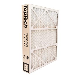 TopTech TT-FM-2025 TechPure TTFM2025 Air Filter 20x25x4 Top Tech OEM Cartridge 20 by 25 by 4 in Furnace MERV 11 for Carrier TT-MAC-2522 TT-MAC-2025