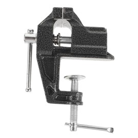 DOITOOL Rotating Mini Vise Clamp Heavy-duty Table Vise for Woodworking Metalworking Jewelry Repair Portable Bench Tool for Crafts and Projects