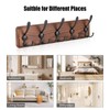 Kruodop Large Coat Rack Wall Mount Coat Hooks Coat Hanger