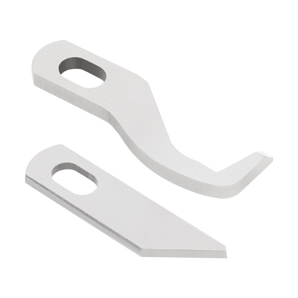 2 Piece Upper and Lower Blade for Overlock Blades Compatible with Singer S14-68 S14-69 S14-77 S14-78 S14-79 Compatible with Pfaff Element 1450OL